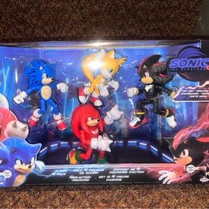 Sonic the hedgehog SONIC 3 action figure set BRAND NEW